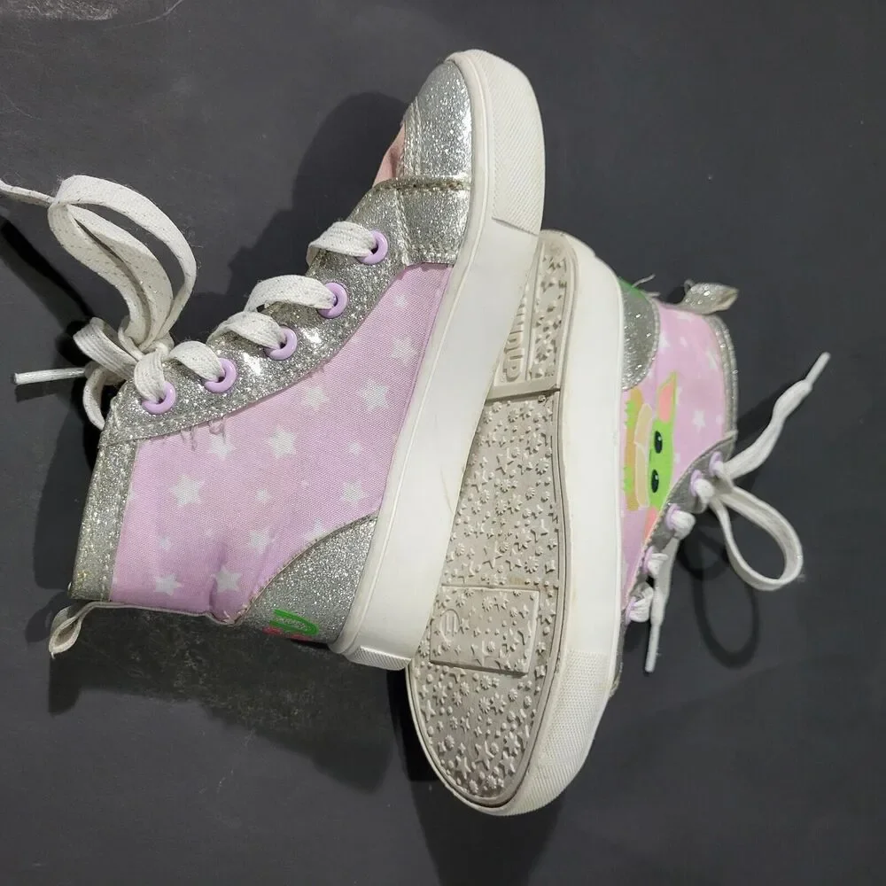 Star Wars Grogu High Top Sneakers Little Girls Size 11